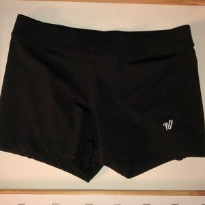 Varsity black spanks bottoms Adult small